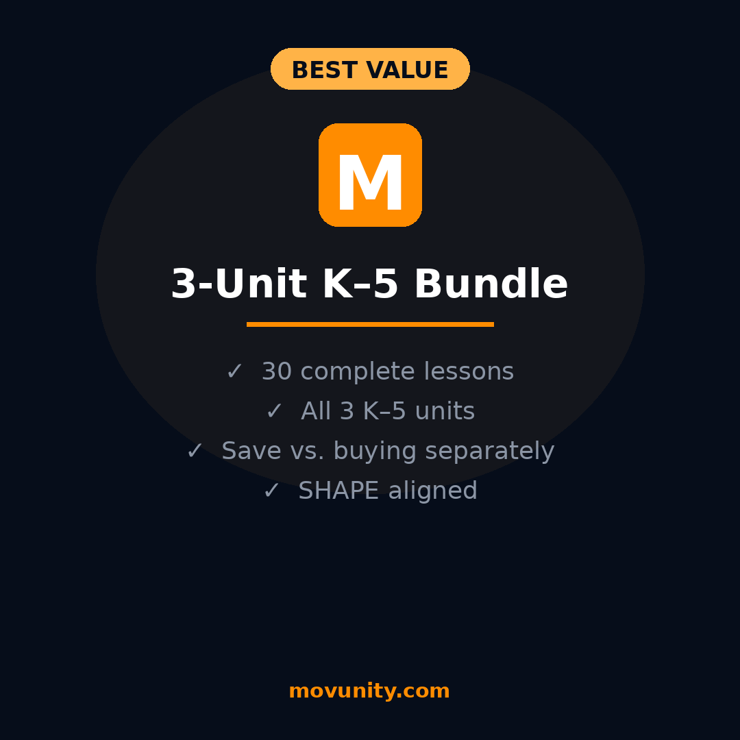 Movunity 3-Unit Bundle (Units 1ā3)