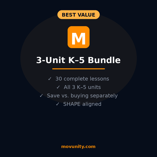 Movunity 3-Unit Bundle (Units 1–3)